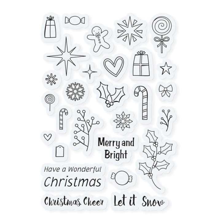 (4920E)Tonic Christmas Die & Shaker stamp set