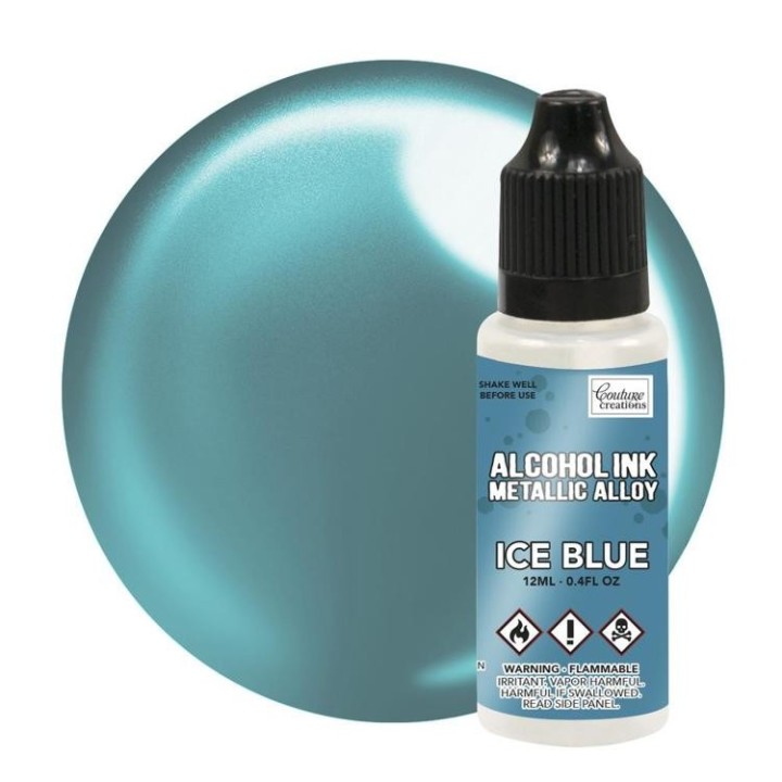 (CO727887)Alcohol Ink Metallics Ice Blue (12mL | 0.4fl oz)
