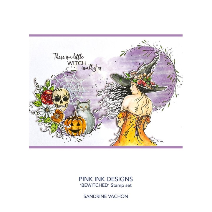(PI188)Pink Ink Designs Bewitched A5 Clear Stamps