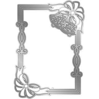 (GEM-MD-ELE-FFD-BELB)Gemini Fancy Frame Bells and Bows Elements Dies