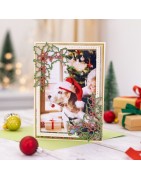 (GEM-MD-ELE-FFD-WIFO)Gemini Fancy Frame Winter Foliage Elements Dies