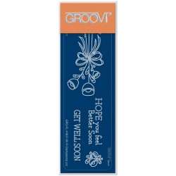 (GRO-FL-41837-06)Groovi® SPACER PLATE TINA'S BETTER SOON FLOWERS