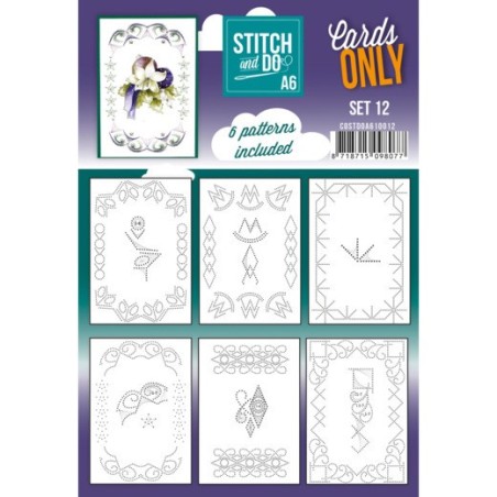 (COSTDOA610012)Stitch and Do - Cards Only - Set 12