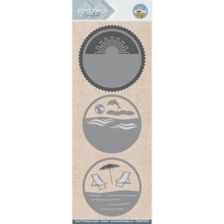 (CDEBAS10004)Card Deco Essentials - Build a Scene Dies - On the Beach