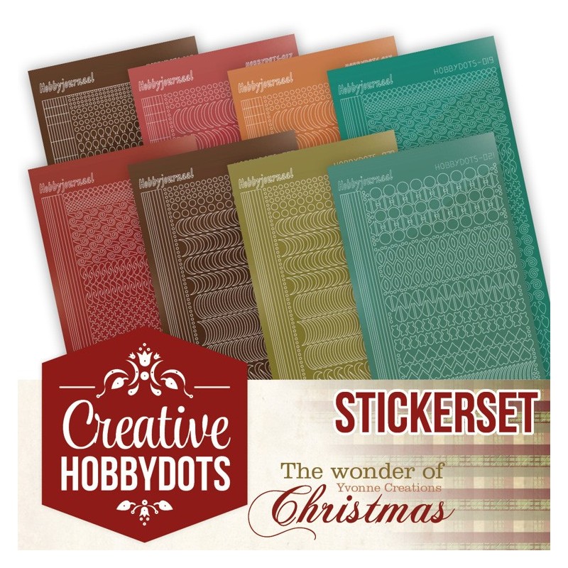 (CHSTS030)Creative Hobbydots stickerset 30 - Yvonne Creations - The Wonder of Christmas