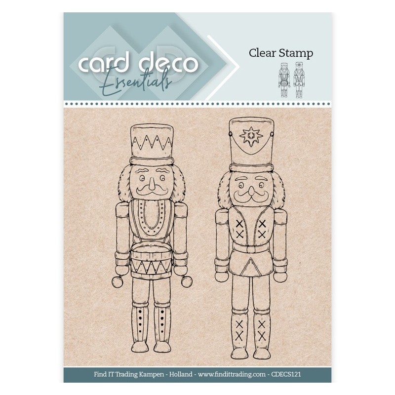 (CDECS121)Card Deco Essentials Clear Stamps - Nutcracker