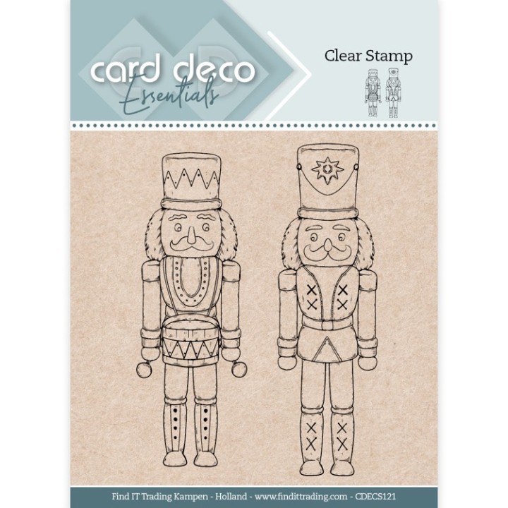 (CDECS121)Card Deco Essentials Clear Stamps - Nutcracker