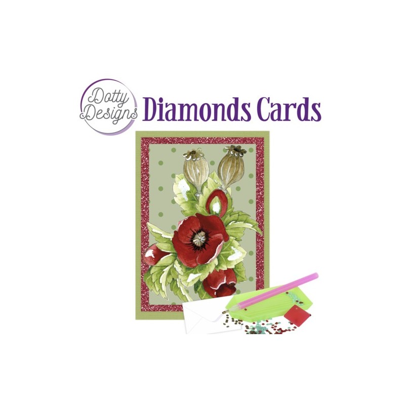 (DDDC1106)Dotty Designs Diamond Cards - Poppy