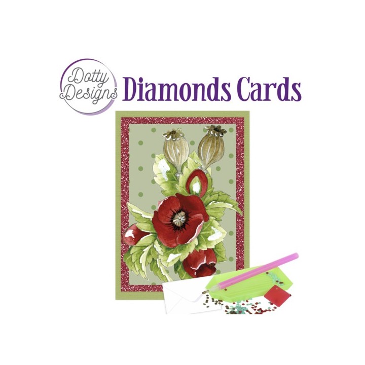 (DDDC1106)Dotty Designs Diamond Cards - Poppy
