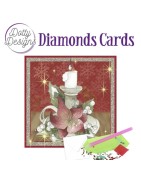 (DDDC1111)Dotty Designs Diamond Cards - Poinsettia