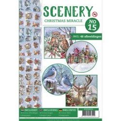 (POS10015)Push Out book Scenery 15 - Christmas Miracle