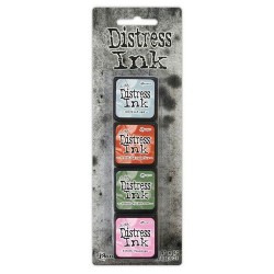 (TDPK76339)Tim Holtz distress mini ink kit 16