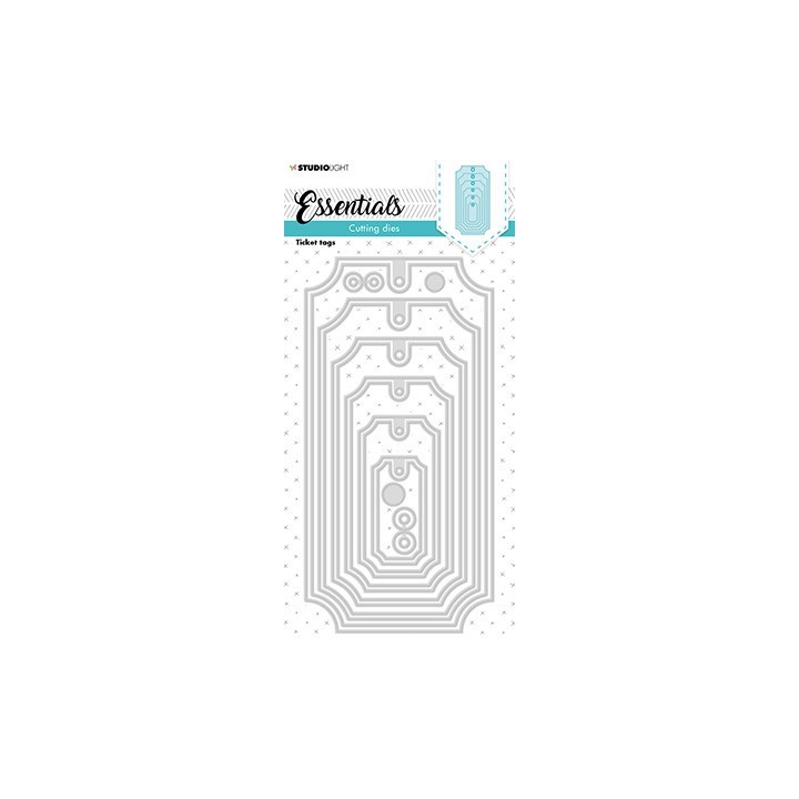(SL-ES-CD382)Studio Light SL Cutting Die Ticket Tag Essentials nr.382