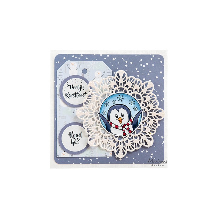 (CR1609)Craftables Art texture XL Snowflake