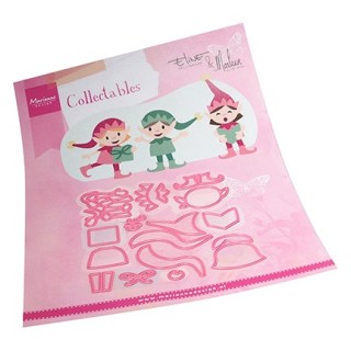 (COL1518)Collectables Christmas Elves by Eline & Marleen