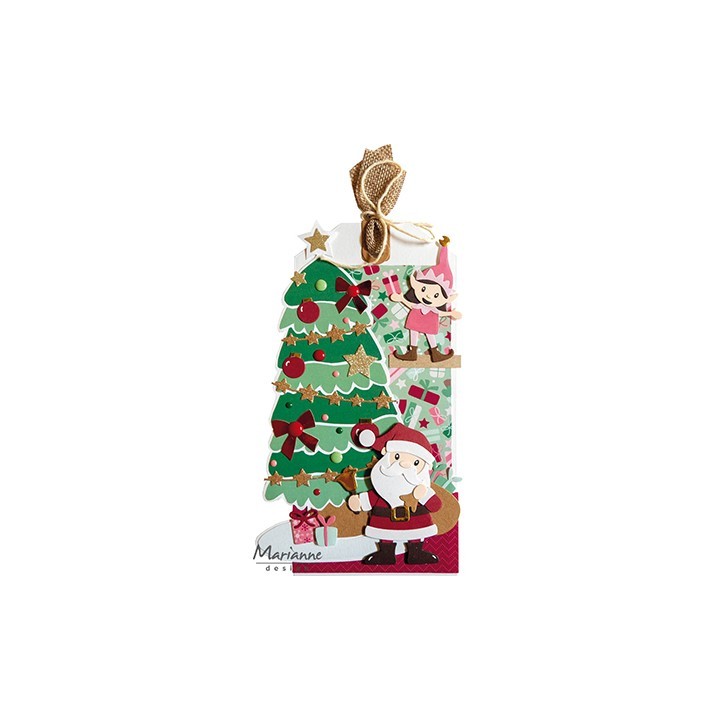 (COL1518)Collectables Christmas Elves by Eline & Marleen