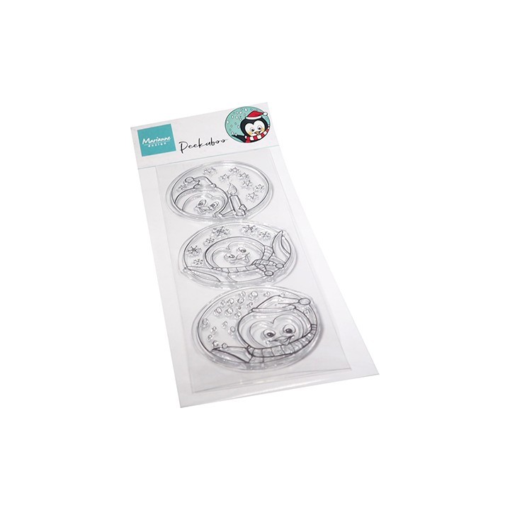 (CS1110)Stamp Hetty's Peek-a-boo Penguins