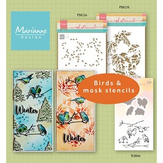 (TC0904)Clear stamp Tiny's birds