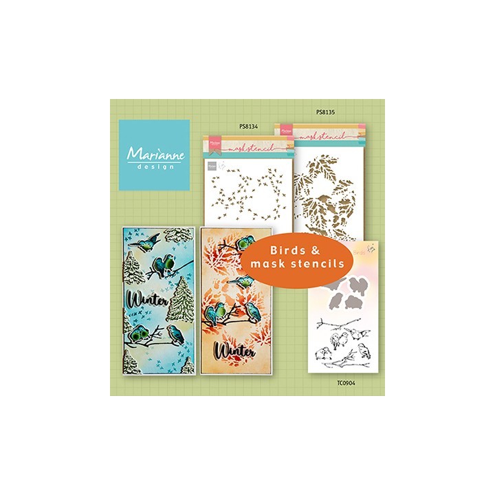 (TC0904)Clear stamp Tiny's birds