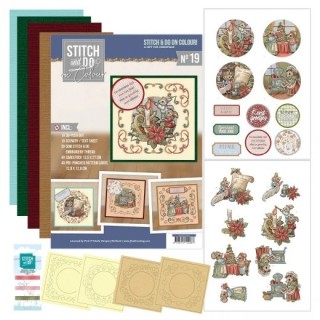 (STDOOC10019)Stitch and Do on Colour 019 - Yvonne Creations - A gift for Christmas