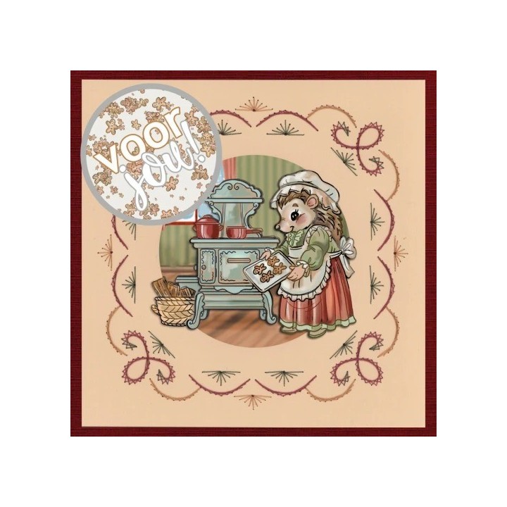 (STDOOC10019)Stitch and Do on Colour 019 - Yvonne Creations - A gift for Christmas