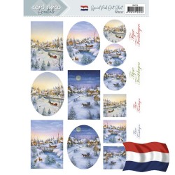 (SB10719)Push Out - Card Deco Essentials - Winter - Dutch
