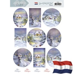 (SB10720)Push Out - Card Deco Essentials - Winter - Dutch