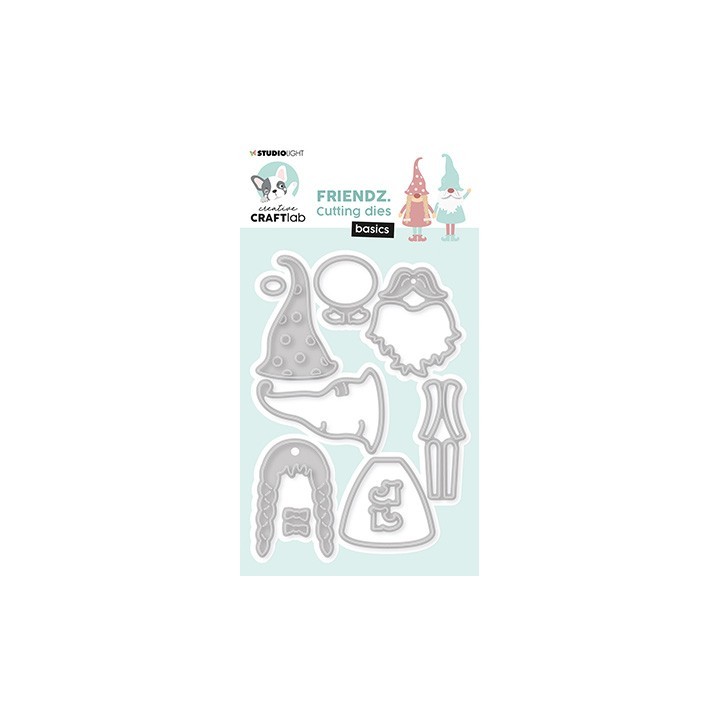 (CCL-FR-CD413)Studio Light Cutting Die  Gnome Friendz nr.413
