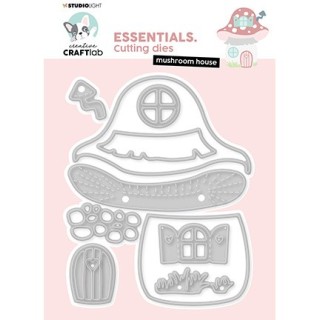 (CCL-ES-CD414)Studio Light Cutting Die Mushroom house Essentials nr.414