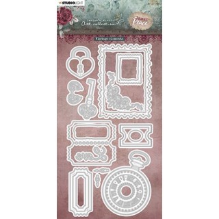 (JMA-IP-CD408)Studio Light JMA Cutting Die Vintage elements Inner Peace