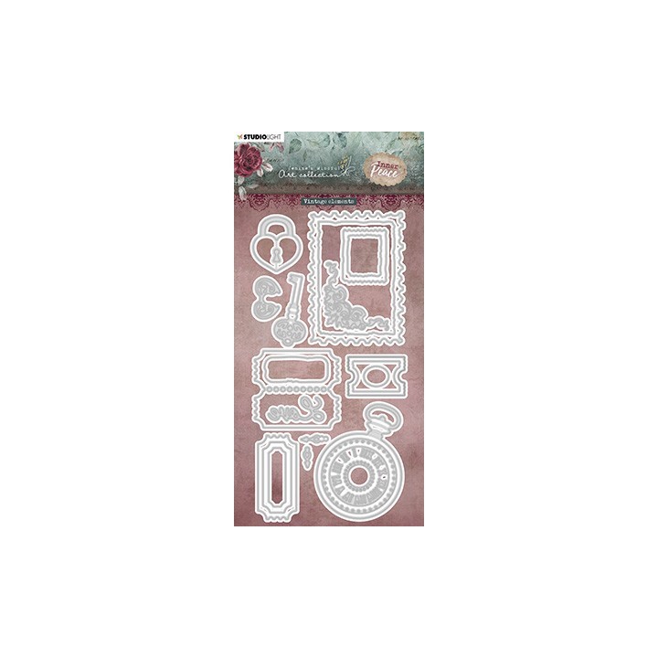 (JMA-IP-CD408)Studio Light JMA Cutting Die Vintage elements Inner Peace