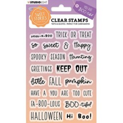 (SL-SS-STAMP272)Studio light  SS Clear stamp Quotes small Boo-tiful Sweet Stories nr.272