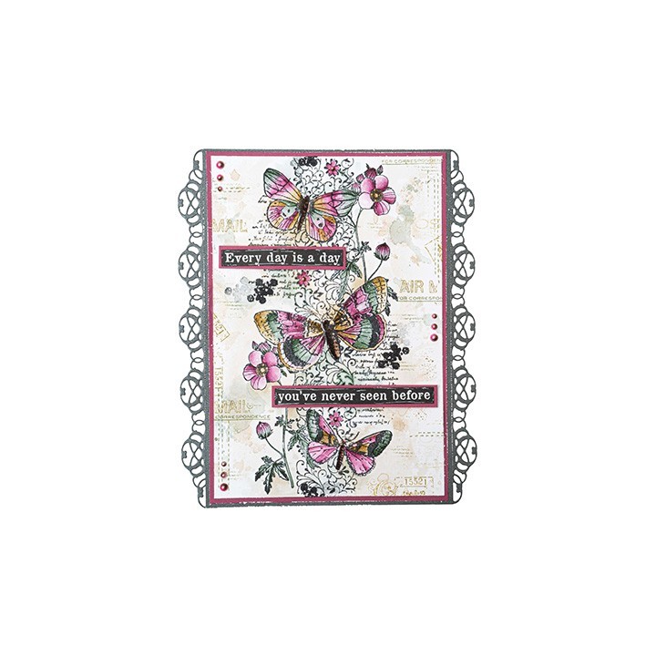 (JMA-IP-STAMP277)Studio light JMA Clear Stamp Vintage tickets Inner Peace nr.277
