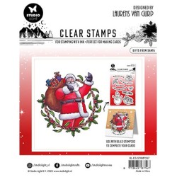 (BL-ES-STAMP297)Studio light BL Clear stamp Gifts from santa Essentials nr.297