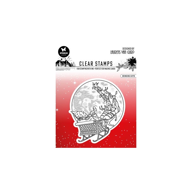 (BL-ES-STAMP298)Studio light BL Clear stamp Bringing gifts Essentials nr.298