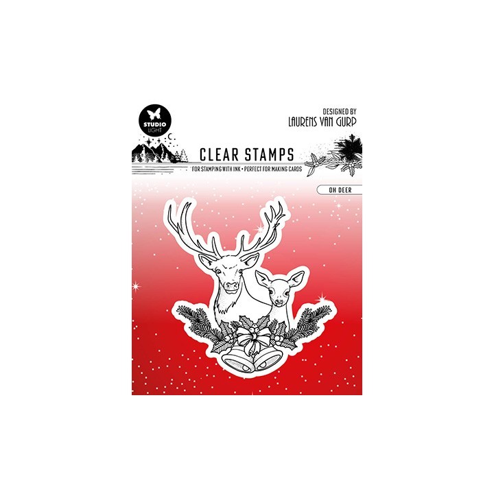 (BL-ES-STAMP301)Studio light BL Clear stamp Oh deer Essentials nr.301