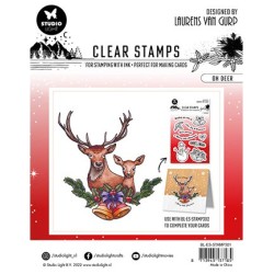 (BL-ES-STAMP301)Studio light BL Clear stamp Oh deer Essentials nr.301