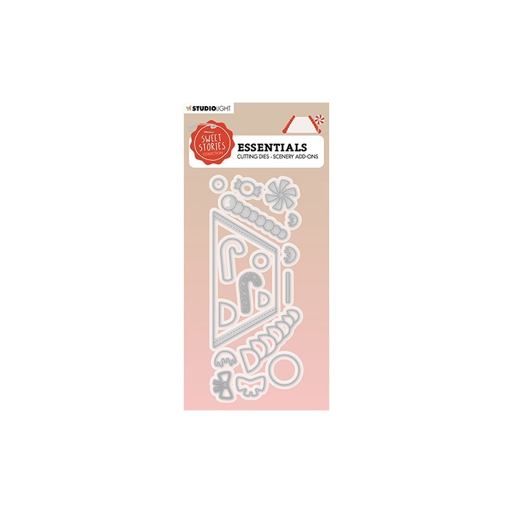 (SL-SS-CD428)Studio Light Cutting Die Candy add-ons Sweet Stories Essentials nr.428