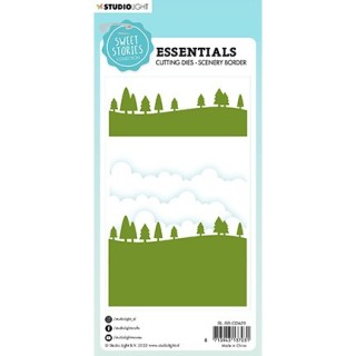 (SL-SS-CD429)Studio Light Cutting Die Border trees Sweet Stories Essentials nr.429