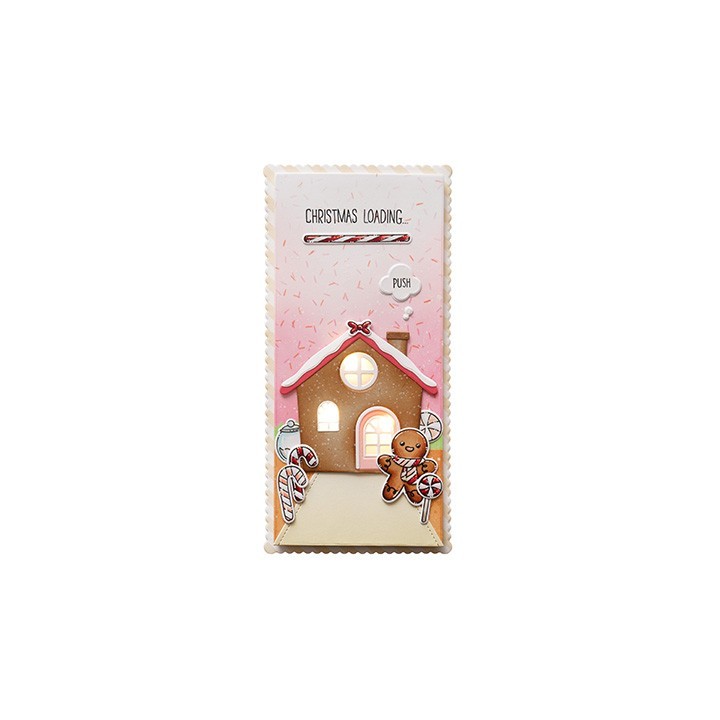 (SL-SS-SCD50)Studio Light Stamp & Cutting Die Gingerbread Sweet Stories nr.50