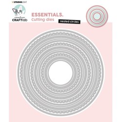 (CCL-ES-CD415)Studio Light Cutting Die Nesting circles Essentials nr.415