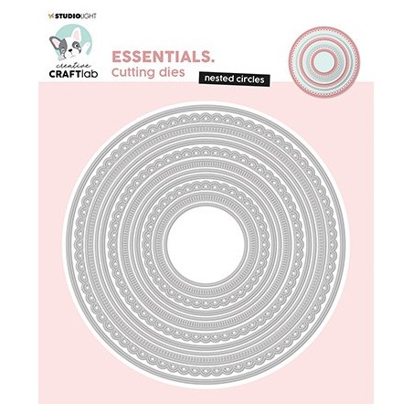 (CCL-ES-CD415)Studio Light Cutting Die Nesting circles Essentials nr.415