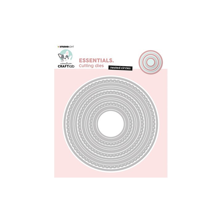 (CCL-ES-CD415)Studio Light Cutting Die Nesting circles Essentials nr.415
