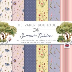 (PB1929)The Paper Boutique Summer Garden 8x8 Inch Decorative Paperhment Pad