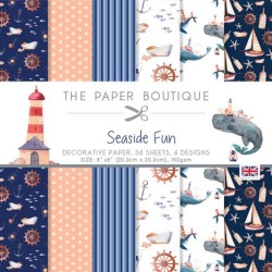 (PB1945)The Paper Boutique Seaside Fun 8x8 Inch Decorative Paper