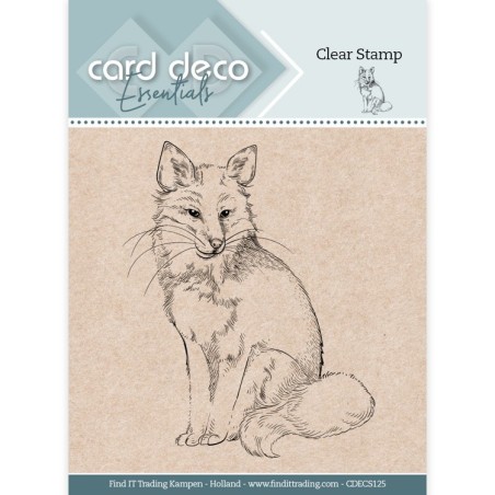 (CDECS125)Card Deco Essentials Clear Stamps - Fox