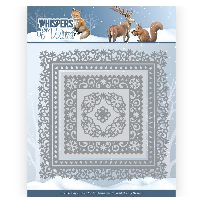 (ADD10288)Dies - Amy Design - Whispers of Winter - Winter Square