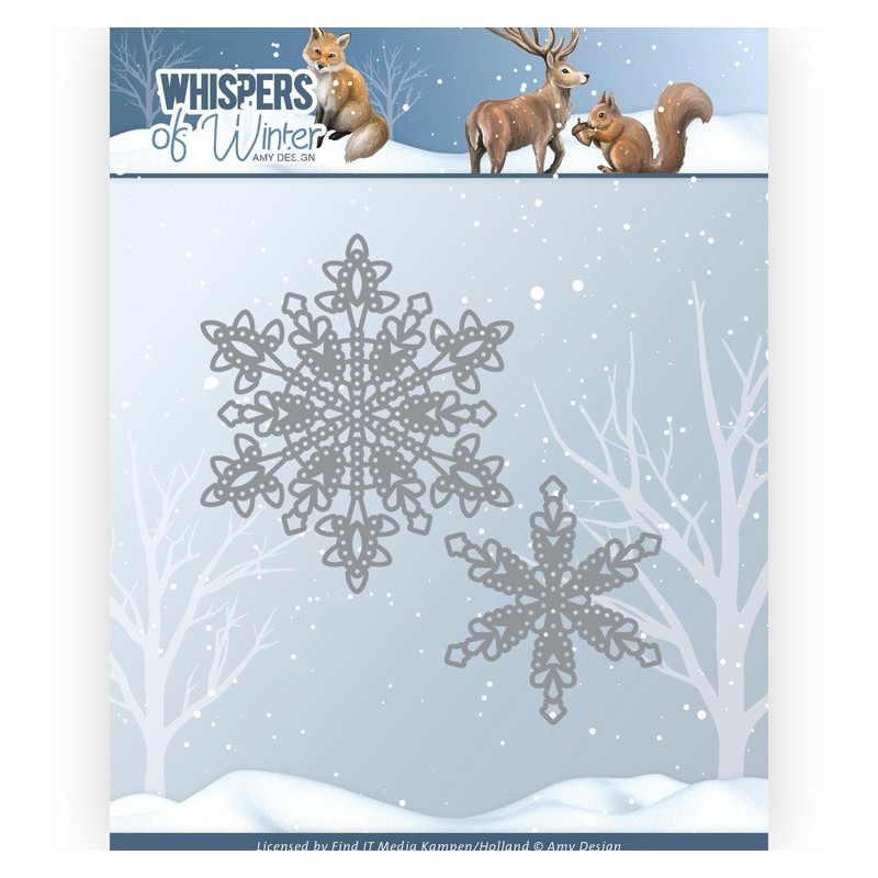 (ADD10291)Dies - Amy Design - Whispers of Winter - Snowflakes