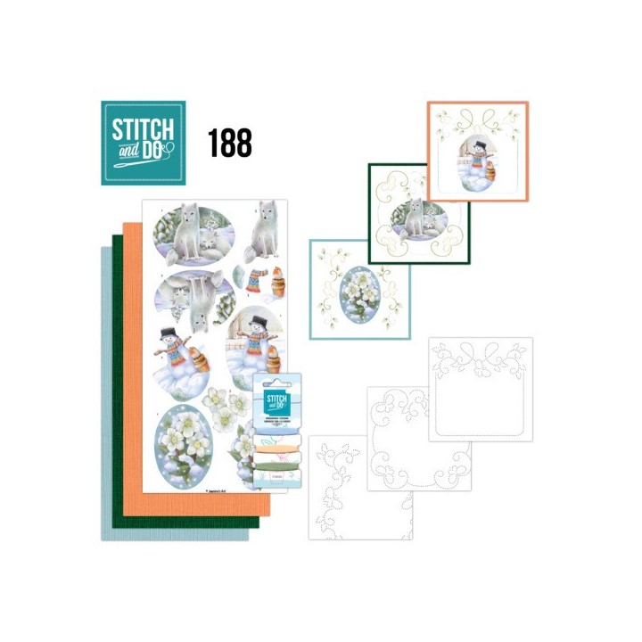 (STDO188)Stitch and Do 188 - Jeanine's Art - Winter Garden
