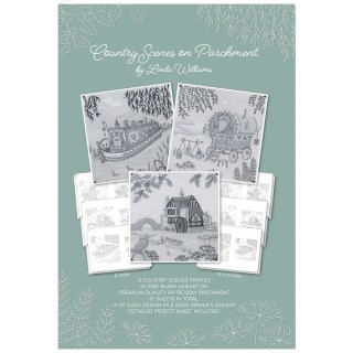 (GRO-AC-41918-XX)Groovi LINDA WILLIAMS' COUNTRY SCENES PARCHMENT
